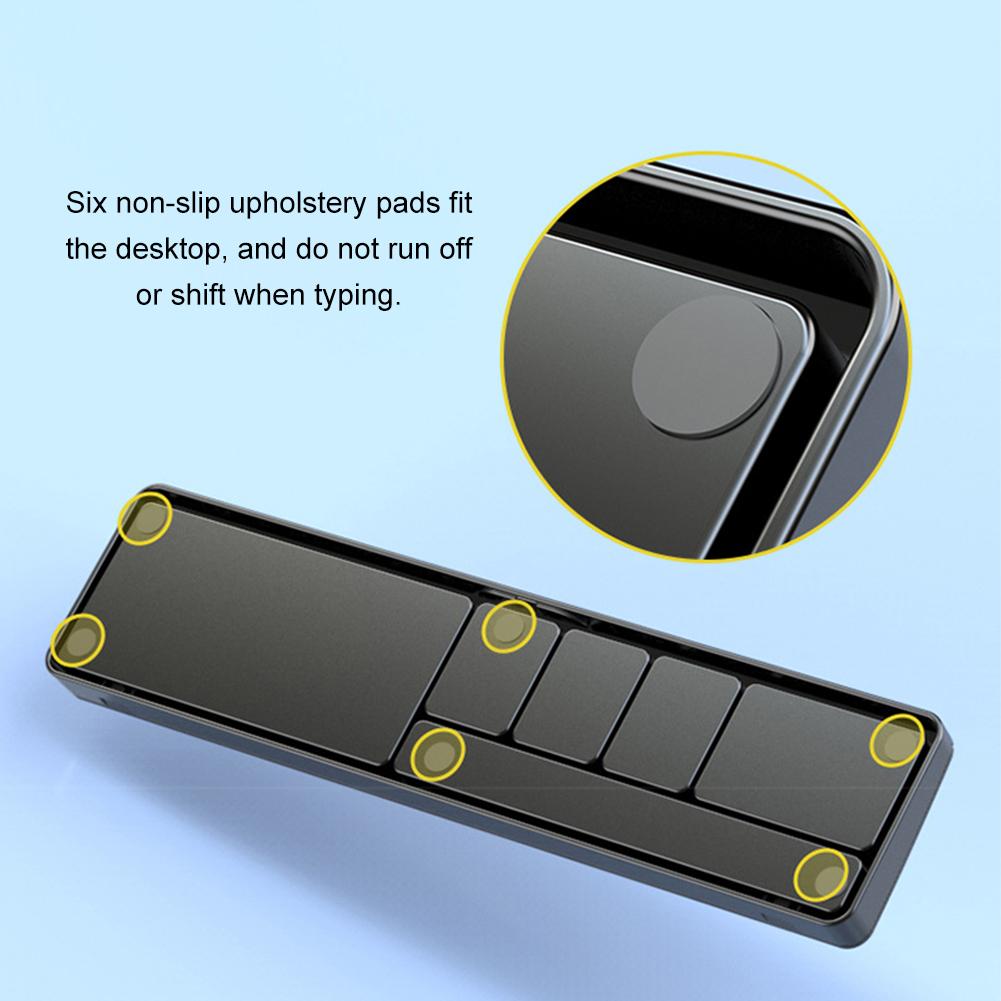 Keyboard Wrist Rest with Storage Case Ergonomic Keyboard Pad Desktop Storage Box for Laptop Office Computer