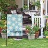 Spring Summer Floral Garden Flag 12x18 Inch Vertical Double Sided Colorful