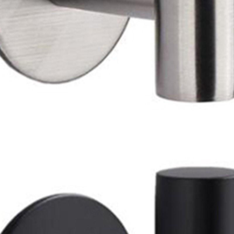 Aluminum Alloy Robe Hook Towel Hooks Self Adhesive Wall Coat Racks Rustproof Hook Hangers Wall Hook Kitchen Bathroom Accessories