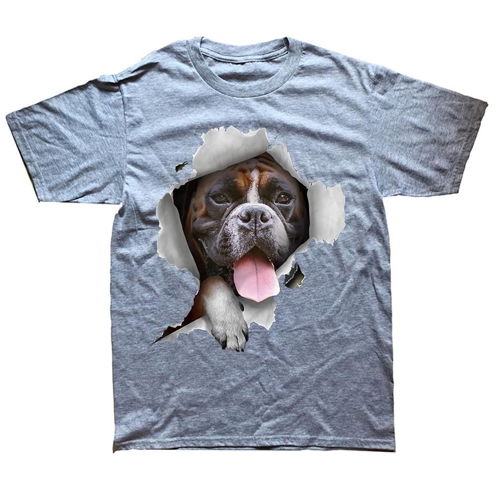 Cool Boxer for Unisex Unisex Puppy Owner Dog Lover Trainer T Shirts Graphic Cotton Streetwear Short Sleeve Gifts Tshirt