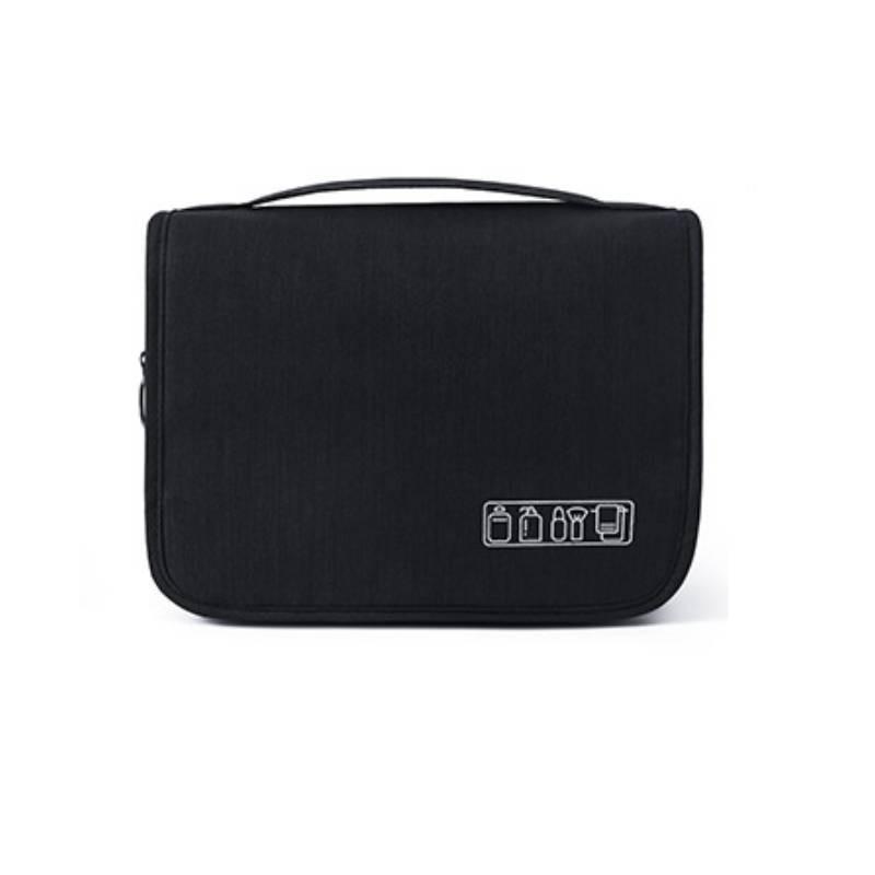 

Сумка для хранения крючков Дорожная Большая вместимость Подвесная Водонепроницаемая Косметичка Туалетные принадлежности чёрный