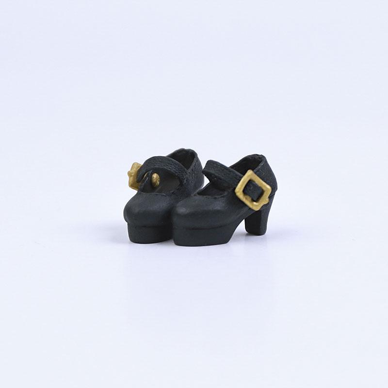 High Quality 2Pcs 1:12 OB11 Cute Princess High Heel Shoes Doll Classic Shoes Suit For Ob11 1/12 Bjd Detachable Doll Gsc DOD Doll Accessories