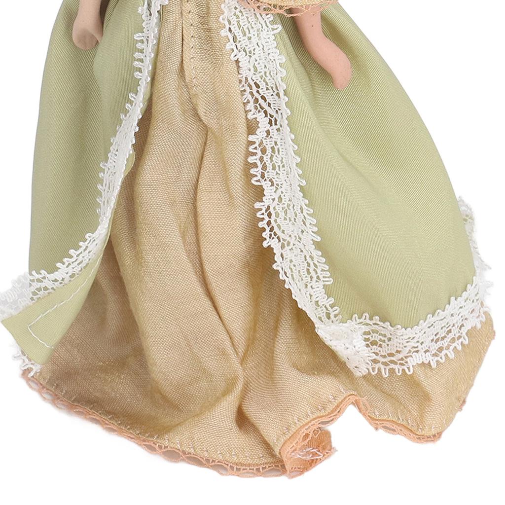 Character Model Lifelike Vivid Rotatable Limbs Good Stability Mini Ceramic Peopl