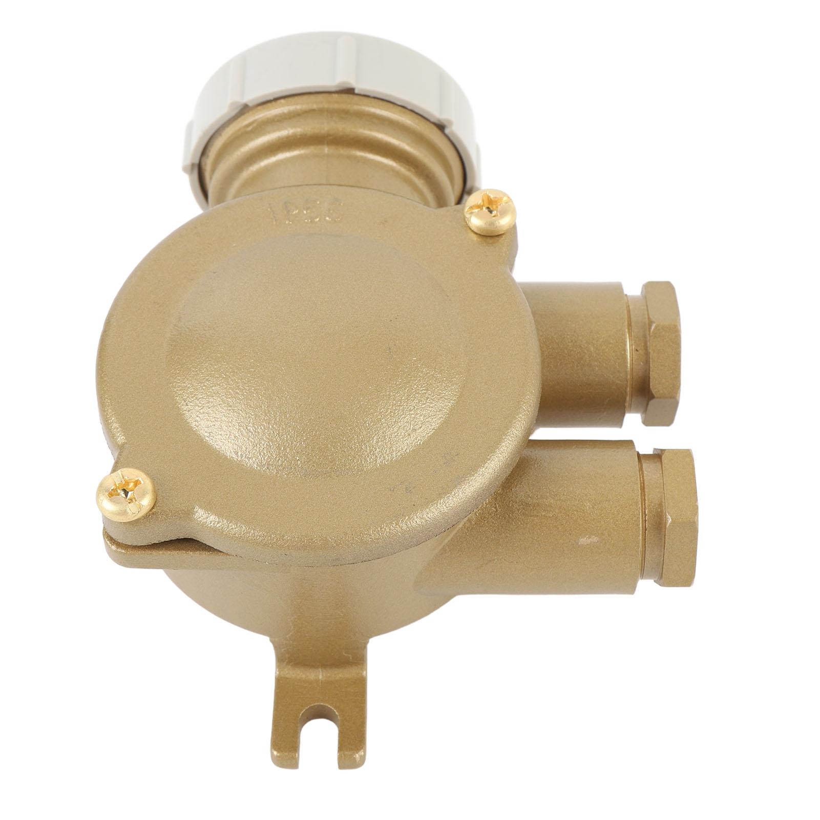 

Marine Brass Junction Box Socket IP56 Protective Excellent Conductivity Boat Electrical Junction