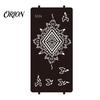 Wedding Henna Stencil Reusable Indian Tattoo Stencils, Mehndi Hand Painting Templates, Bohemian Style DIY Flower Pattern for Body Art, Festival Makeup