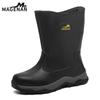 Unisex Steel Toe Safety Boots: Anti-smash, Anti-puncture, Water-repellent, Anti-scald, Ideal for Oilfield & Welding Work