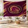 Brisbane Broncos Wall Tapestry, Soft Fabric Wall Hanging, Decorative Backdrop For Bedroom Home Wall Art