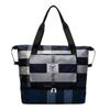 Fashionable Plaid Travel Bag: Lightweight, Foldable, Wet/Dry Separation, Ideal for Gym and Short Trips