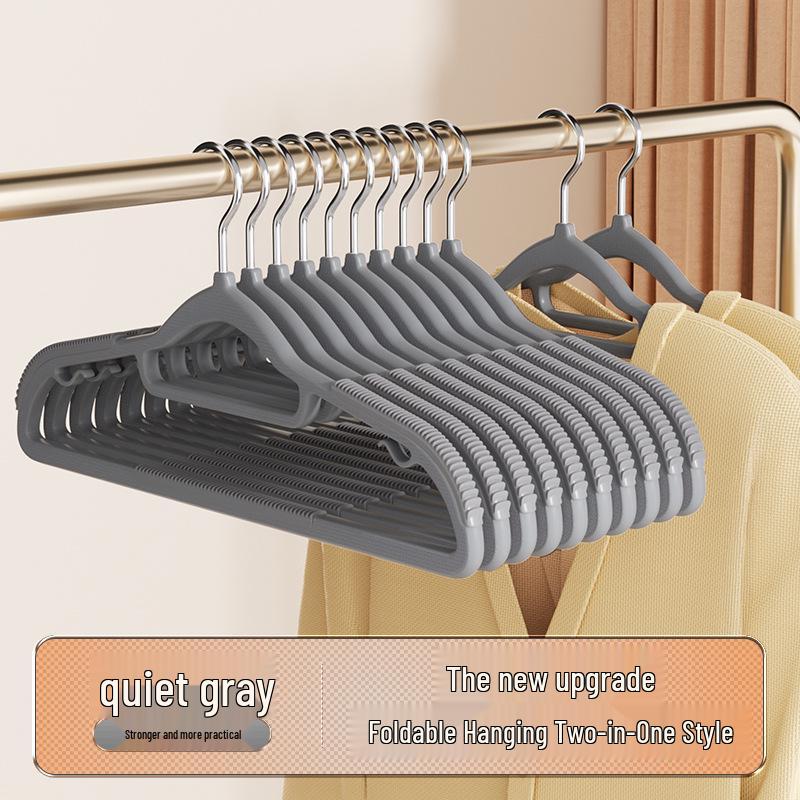 

Rotatable Anti-Slip Seamless Heavy-Duty Hanger for Wet & Dry Clothes