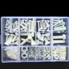 External Hex Bolt M4 M5 M6 M8 M10 White Nylon Hexagonal  Head Screw Nut Washer Threaded Hex Head Screw Plastic Insulated Screw