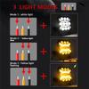 Car Led Work Light 4 Inch Strobe Headlight White Yellow Offroad Driving Spotlight Fog DRL Light For Truck Cars Suv Boat