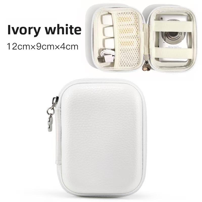 

Earphone Data Storage Bag Cable Organizer Bags Mini Zipper Pouch Tech Gadgets Portable Charger U Disk Mini Camera Storage Case белый