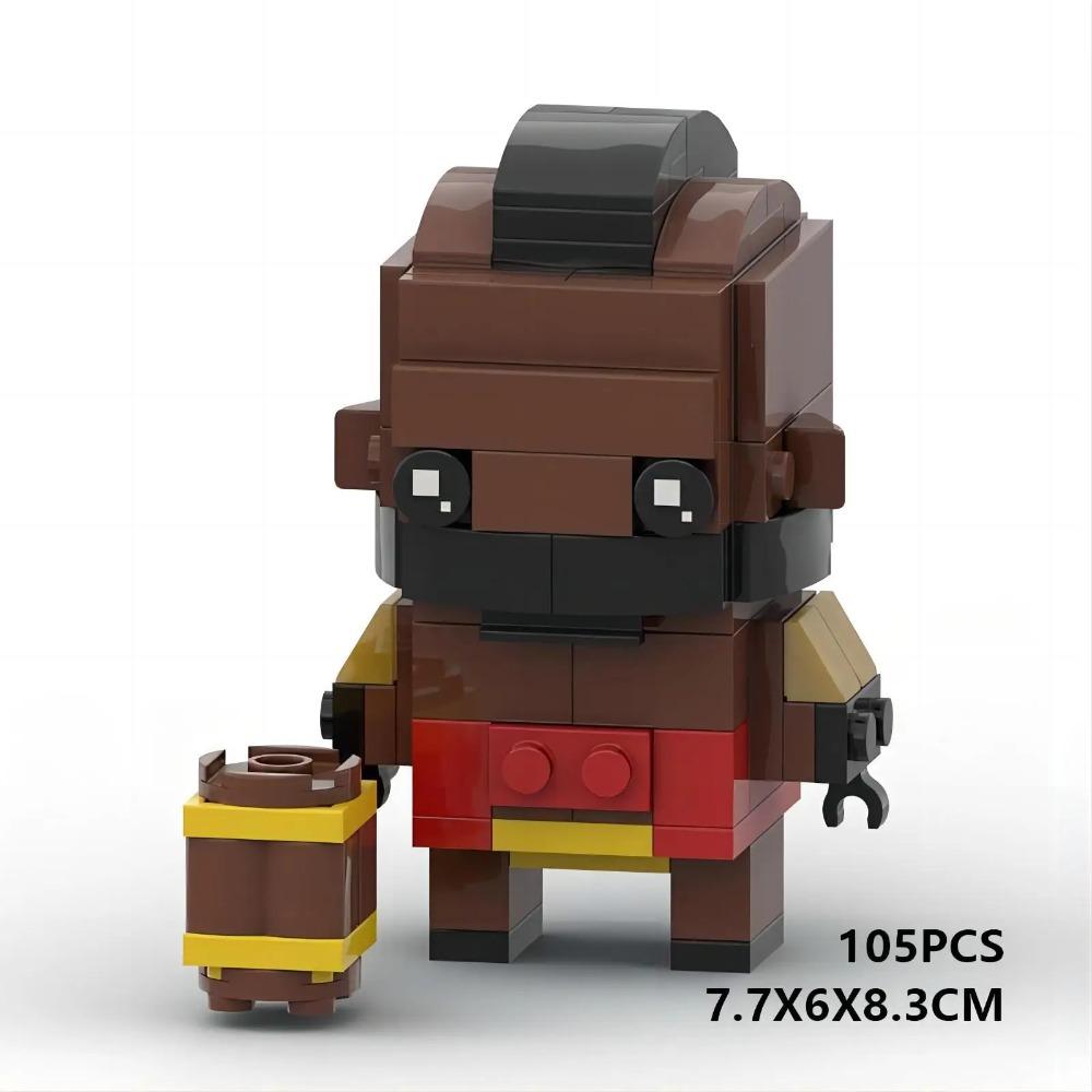 Spiel Actionfiguren PEKKA Mönch Barbaren Schweinereiter Brickheadz Bausteine MOC Royale Wars Puppenmodell Kinderspielzeug Geburtstagsgeschenk