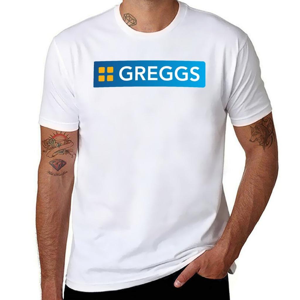 Greggs Logo T-Shirt anime t shirts for man t shirts for man graphic tees t shirt man casual T-Shirt