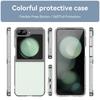 For Samsung Galaxy Z Flip 6 Case Cover Samsung Z Flip 6 Flip6 Capas Bumper Back Transparent Colour Clear Fundas Samsung Z Flip 6