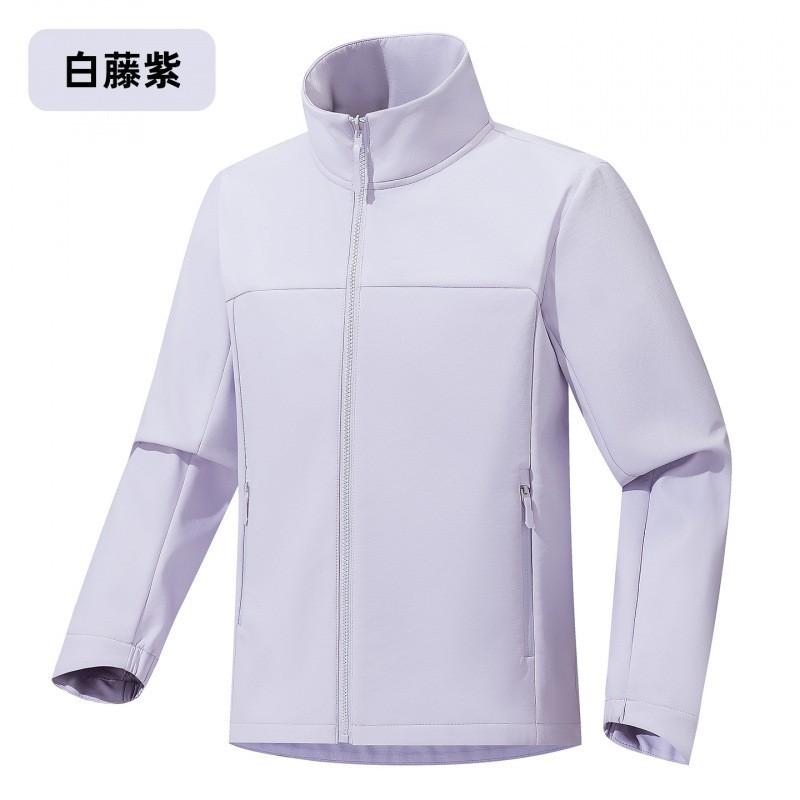 Unisex Softshelljacke mit Fleece-Futter Winddicht Wasserdicht Outdoor Wandern Camping Radfahren Reisen Herbst Winter
