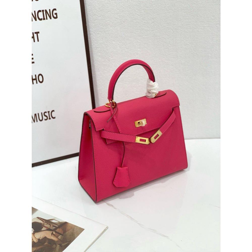 2024 nieuwe verticale tas palmdruk TOGO koeienhuid schoudertas handtas grote capaciteit dames tas leer lichte luxe leer