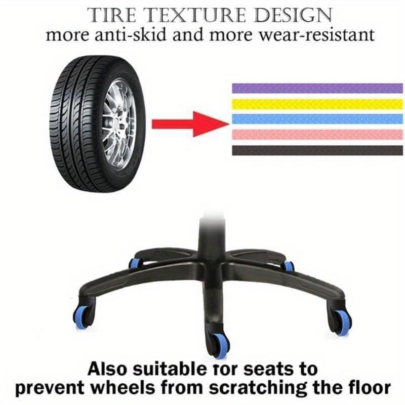 Luggage Wheel Cover Silicone Cover Suitcase Wheel Cover Adjustable