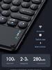 Compatible Bluetooth Keyboard with Magnetic Attachment for iPad, Huawei Phone, and Tablets - Round Key, Touch, and Wireless Charging Features