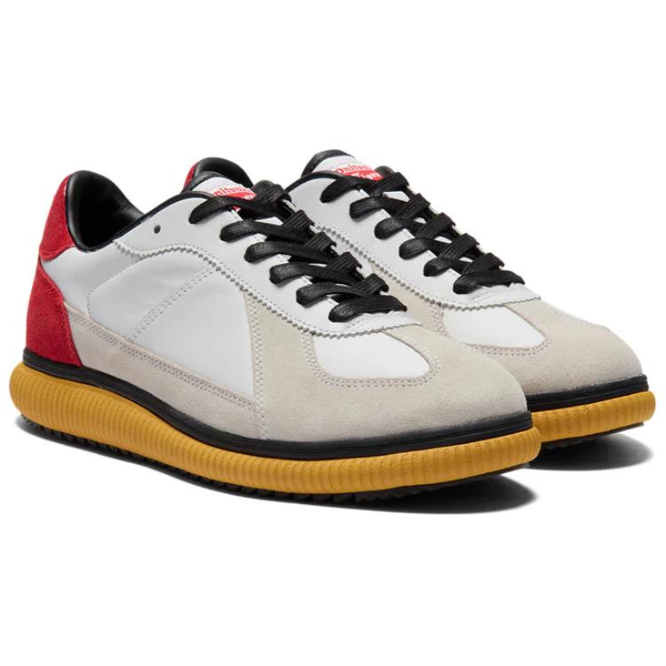 Onitsuka Tiger Delecity L White Classic Red Yellow Unisex Sneakers 1183C217-101