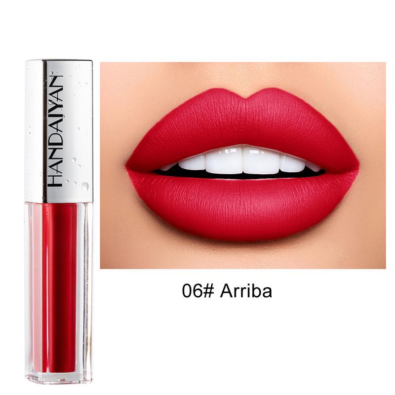 HANDAIYAN 12 Colors Lip Gloss Lce Cream Velvet Matte Lasting Moisturizing Lipstick Lip Glaze