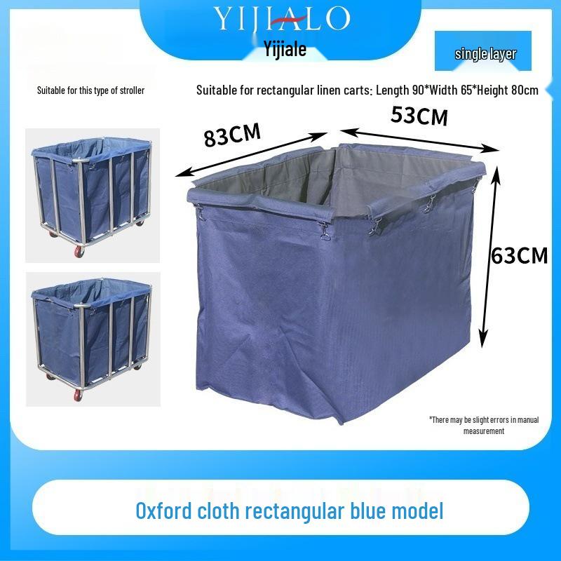 Hotel Linen Cart with Oxford Cloth Bag for Room and Cleaning Services