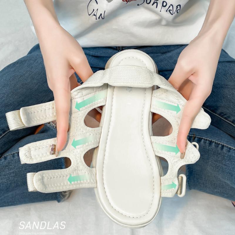 Fashion Platform Sandals for Women Chunky Sole Summer Shoes Gladiators Sandalias Casual Candy Colors Beach Shoes Woman Wedge Sandal