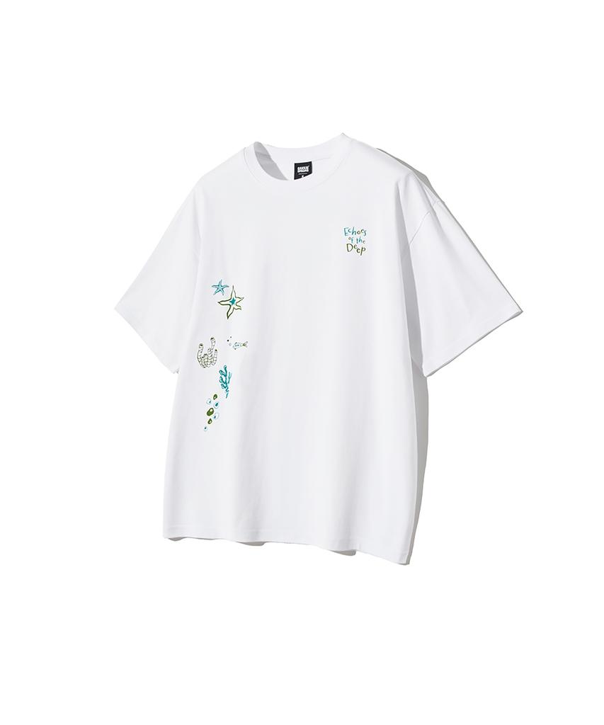 GAKKAI UNIONS Starfish Ocean Short Sleeve T-Shirt White