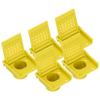 5Pcs Beehive Vent Lightweight ABS NonToxic EscapeProof Breathable Beehive Entrance Gate(Yellow )