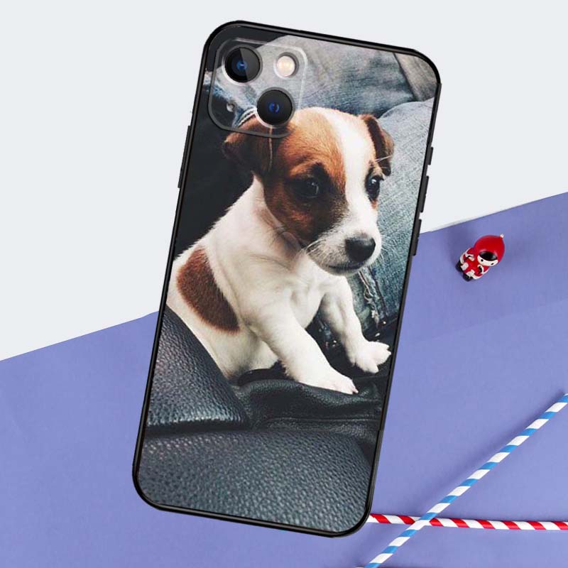 Jack Russell Terrier Dog Phone Case For iPhone 16 15 Pro Max 12 13 Mini 11 14 Pro Max XR 16 15 Plus 16e Cover Coque