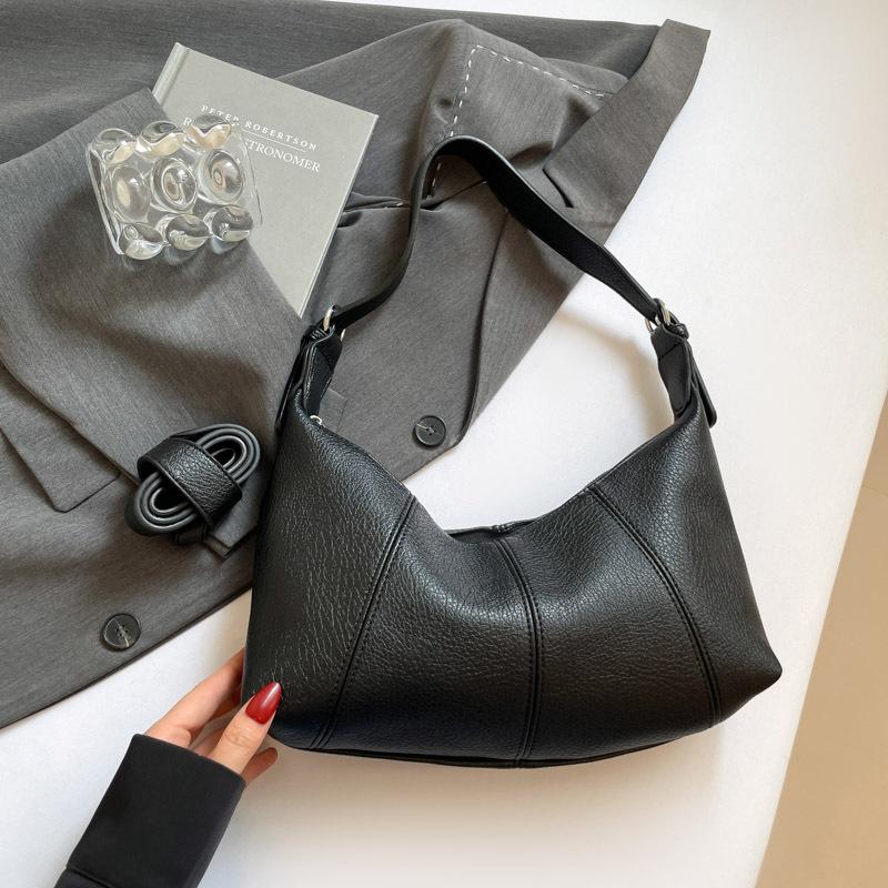 Fashionable Baguette Underarm Bag Stylish Single-shoulder Crossbody Bag Women's Dumpling Bag