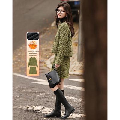 Elegante Completo Invernale Due Pezzi con Gonna