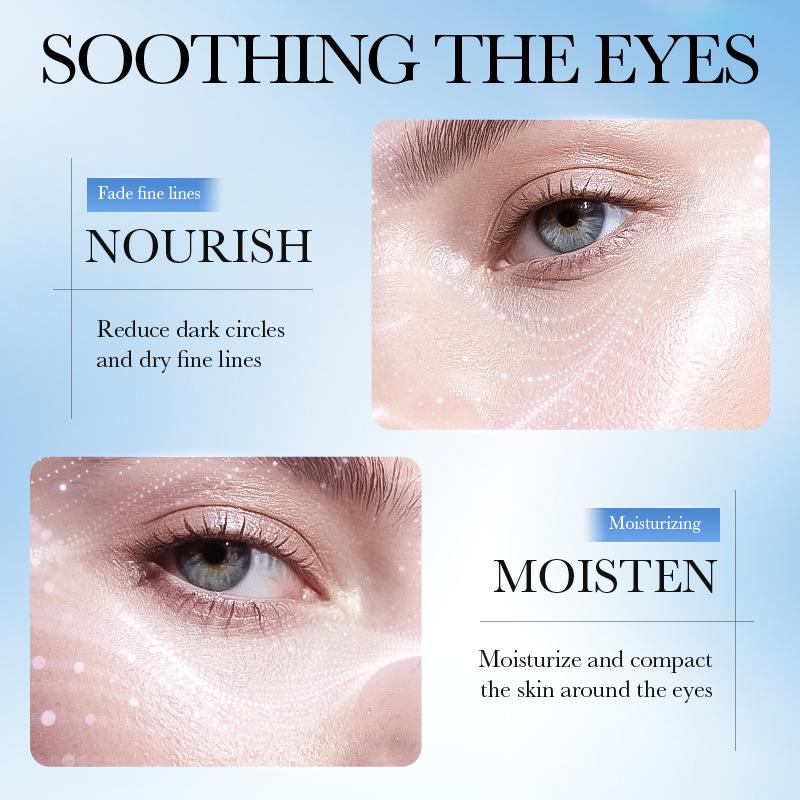 3pcs Skin Rejuvenation Coconut Oil Eye Mask 7.5g Hydrating Moisturizing Eye Moisturizing Eye Mask Skin Care Products