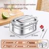 DM Double-Layer Stainless Steel Bento Box