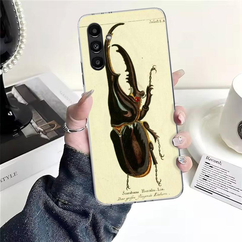 Bugs Bees Scientific Decomposition Phone Case For Samsung Galaxy A13 A14 A15 A16 A17 A53 A54 A55 A56 A57 A33 A34 A35 A36 A37 A23
