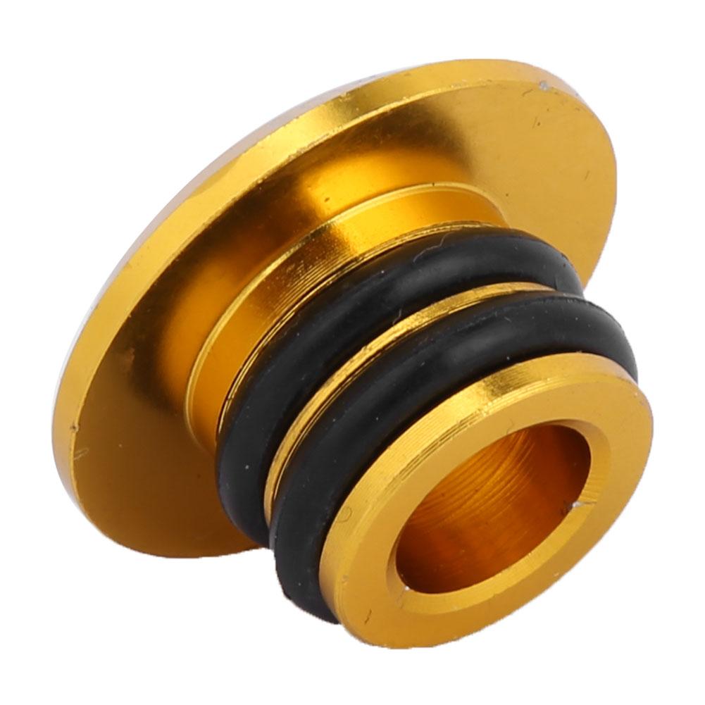 1 Pair Aluminum Alloy Road Bike   Handlebar Handle Grip Bar End Plug   Parts(gold)