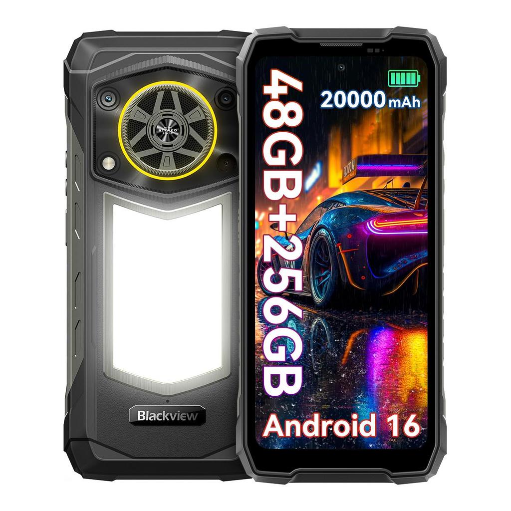 Blackview ROCK 5 Outdoor Smartphone 48GB+256GB 6,78" Android 16 Handy NFC 108MP Telephone