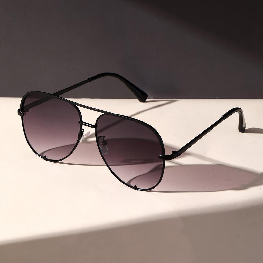 1pc Aviator Fashion Large Face Driving Riding Stylish Trendy Personality Sunglasses For Men