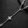 Adjustable Finger Decoration Bracelet Glittering Rhinestones Star Charm Hand Chain Jewelry Special Gifts for Women