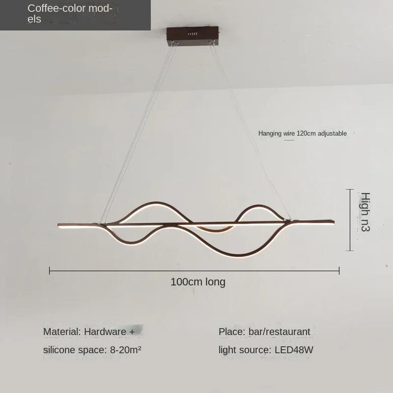 

1000 мм Диммируемые RC Современные светодиодные подвесные светильники для столовой, кухни, бара, подвесные светильники Lampara techo LED Dimmable RC