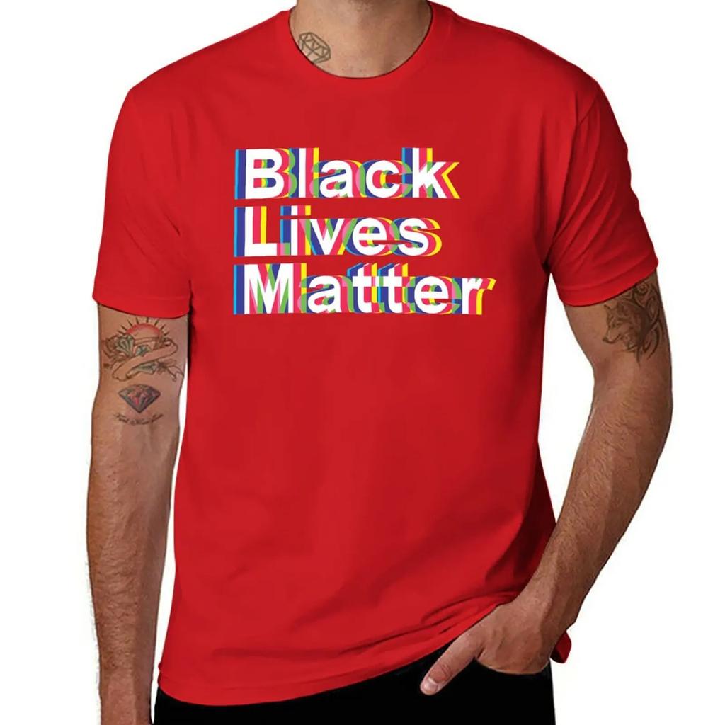 Black Lives Matter T-Shirt tees anime Men's t-shirts