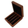 Wood Saxophone Reed Box for Clarinet Saxophone Hold Four Reeds
