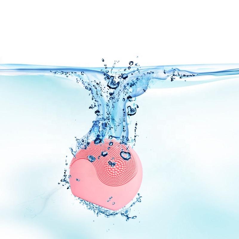 Custom Facial Exfoliator Sonic Electric Silicone Facial Cleansing Brush Skin Care Accessories