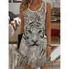 Spring and Summer Women's Sleeveless Dress