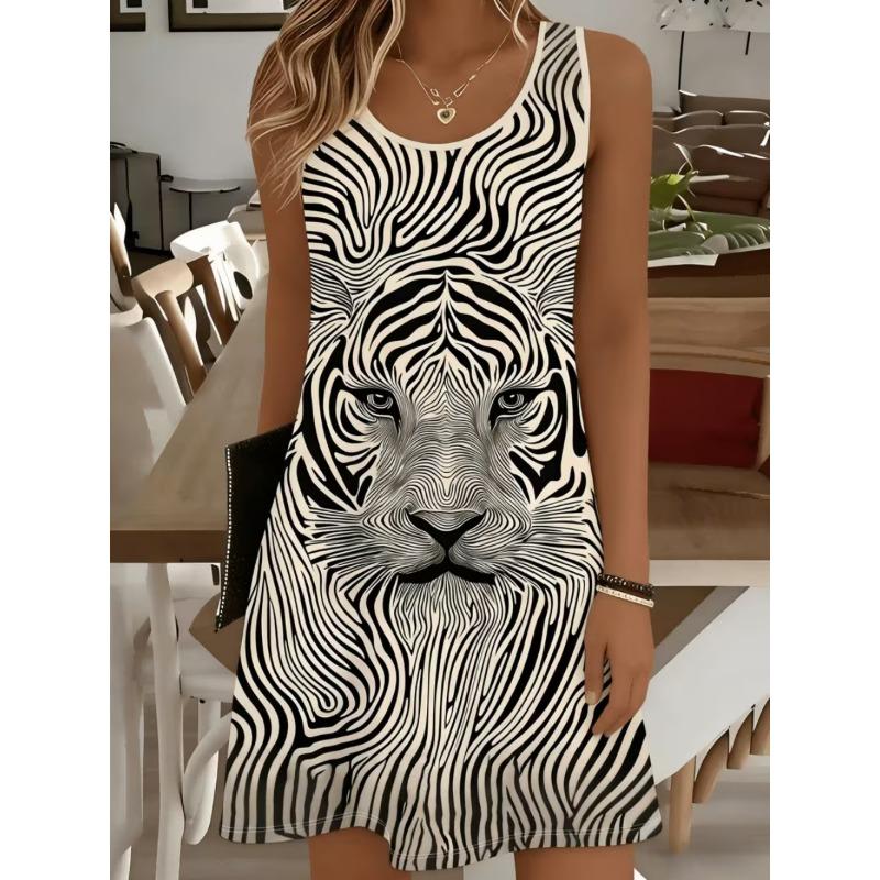 Spring and Summer Women's Sleeveless Dress