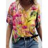 Summer Cat Butterfly 3D Printed Women's T-shirt Retro Street Wear T-shirt