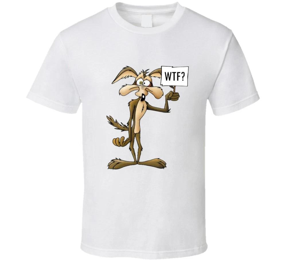 Wile E. Coyote Looney Toons Funny T Shirt WTF
