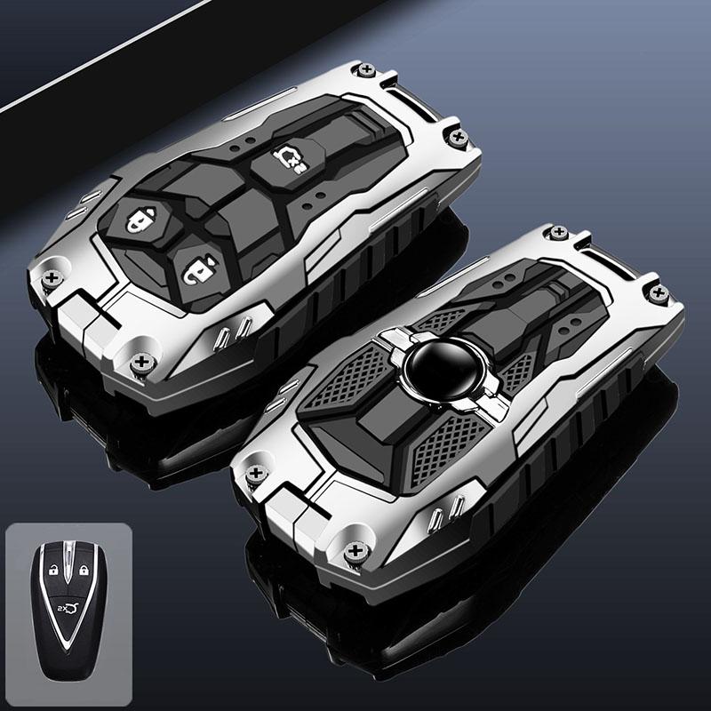 Zinc Alloy Car Key Case Cover For Changan Eado Unit Cs35Plus Cs55Plus Cs75Plus Smart Protected Keychains Interior Accessories