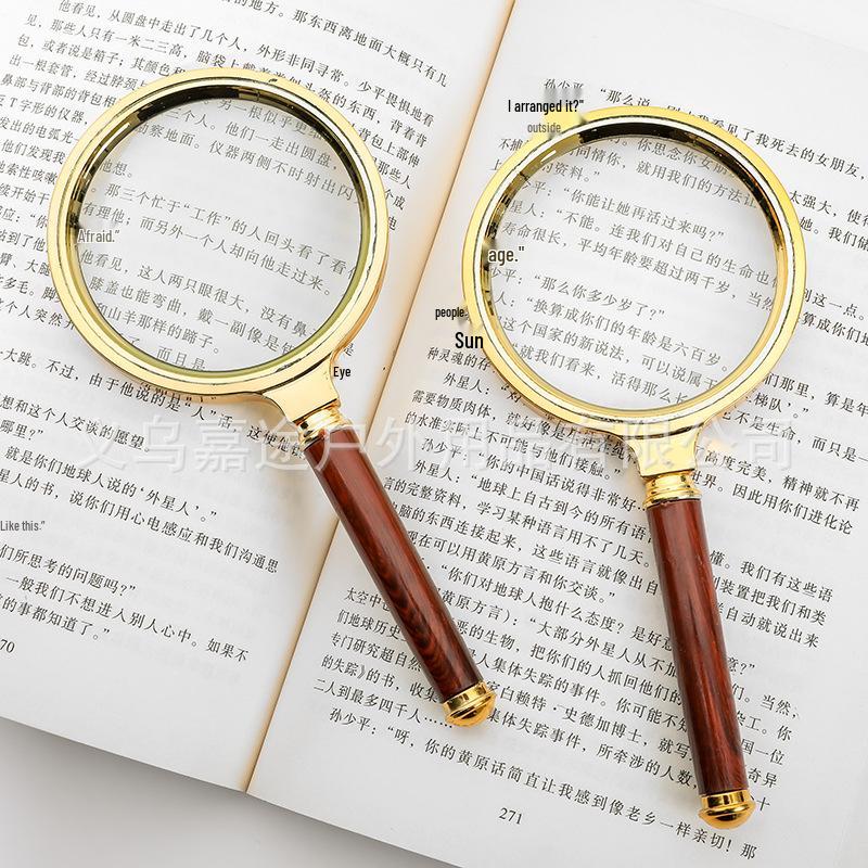 10x High-Definition Handheld Magnifier for Reading and Focusing - Ideal for Children, Students, and Seniors