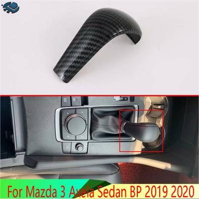 For Mazda 3 Axela Sedan BP Car Decoration Gear Head Shift Knob Switching Cover Interior Trimmer Moldings Accessories